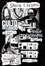 CULTO DEL CARGO - D-beat crust hc band from Italy (TV/VI/TN) - Gig flyer 01/12/18