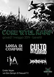 CULTO DEL CARGO - D-beat crust hc band from Italy (TV/VI/TN) - Gig flyer 01/05/14