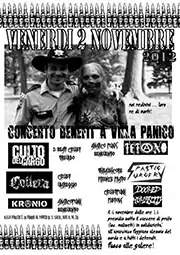 CULTO DEL CARGO - D-beat crust hc band from Italy (TV/VI/TN) - Gig flyer 02/11/12