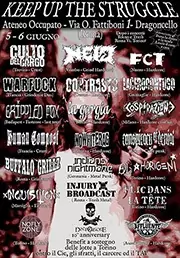 CULTO DEL CARGO - D-beat crust hc band from Italy (TV/VI/TN) - Gig flyer 05/06/15