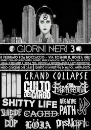 CULTO DEL CARGO - D-beat crust hc band from Italy (TV/VI/TN) - Gig flyer 08/02/20