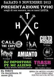 CULTO DEL CARGO - D-beat crust hc band from Italy (TV/VI/TN) - Gig flyer 09/11/13