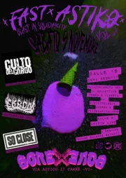 CULTO DEL CARGO - D-beat crust hc band from Italy (TV/VI/TN) - Gig flyer 09/11/24