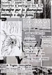 CULTO DEL CARGO - D-beat crust hc band from Italy (TV/VI/TN) - Gig flyer 12/05/18