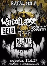 CULTO DEL CARGO - D-beat crust hc band from Italy (TV/VI/TN) - Gig flyer 15/06/13