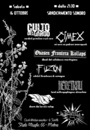 CULTO DEL CARGO - D-beat crust hc band from Italy (TV/VI/TN) - Gig flyer 16/10/21