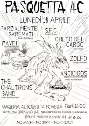 CULTO DEL CARGO - D-beat crust hc band from Italy (TV/VI/TN) - Gig flyer 18/04/22