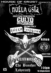 CULTO DEL CARGO - D-beat crust hc band from Italy (TV/VI/TN) - Gig flyer 18/03/15