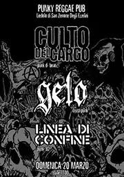 CULTO DEL CARGO - D-beat crust hc band from Italy (TV/VI/TN) - Gig flyer 20/03/12