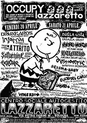 CULTO DEL CARGO - D-beat crust hc band from Italy (TV/VI/TN) - Gig flyer 21/04/12