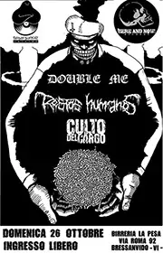 CULTO DEL CARGO - D-beat crust hc band from Italy (TV/VI/TN) - Gig flyer 26/10/14