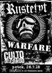 CULTO DEL CARGO - D-beat crust hc band from Italy (TV/VI/TN) - Gig flyer 28/09/18