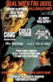 CULTO DEL CARGO - D-beat crust hc band from Italy (TV/VI/TN) - Gig flyer 31/10/19